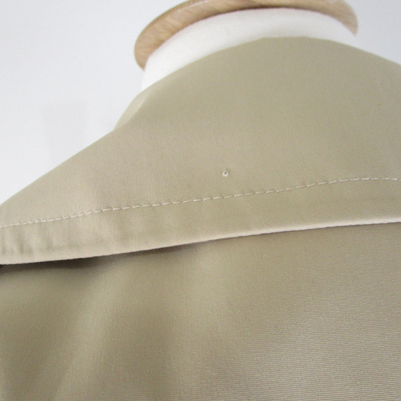 SOLDCalvin Klein Sz Khaki Belted Trench Coat NEW - Picture 4 of 8